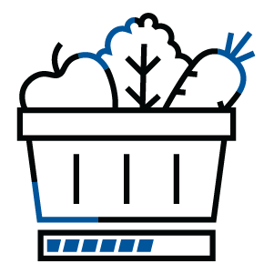 vegetables in a basket