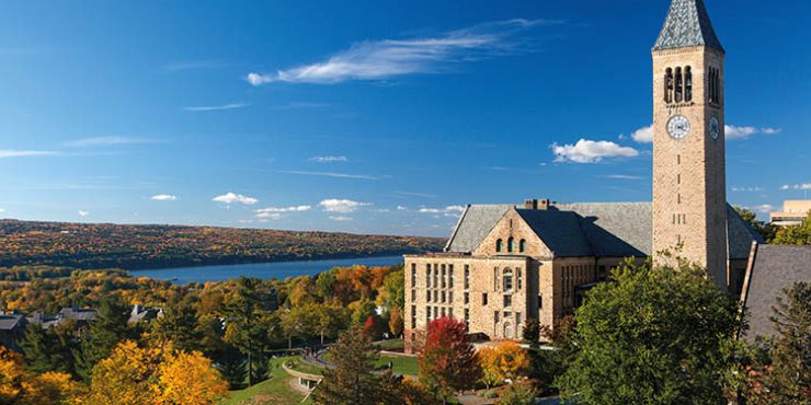 Cornell University in a landscape Cornell University in a landscape