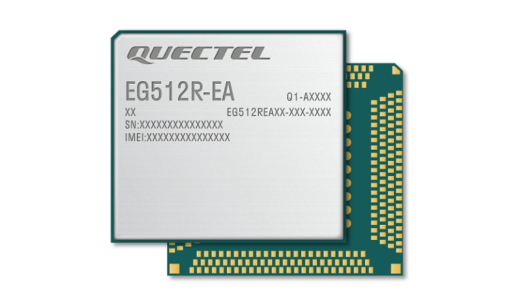 Quectel LTE-A EG512R-EA - front side of the module