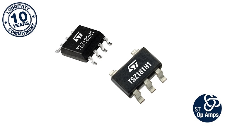 STMicroelectronics TSZ182H1 - top side of the circuit