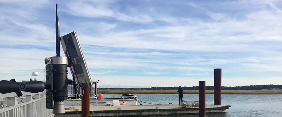 Disaster prevention sensor at Liberty Lake