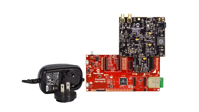 Microchip ADM00873-BNDL evaluation board image