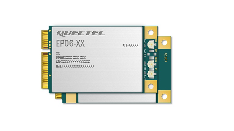 Quectel EP06-A - front side of the module