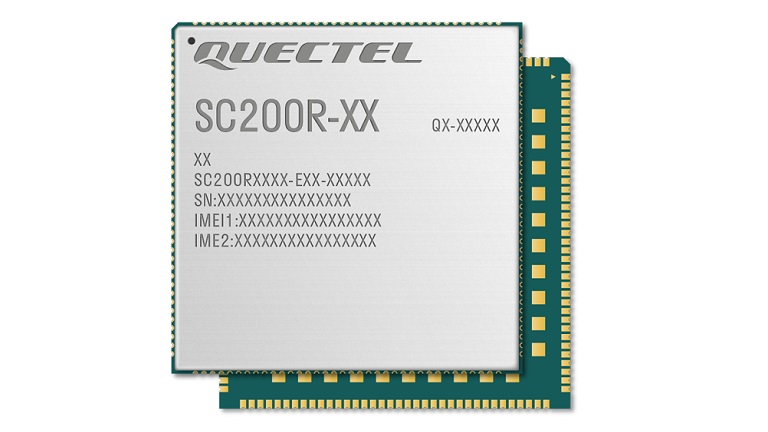 Quectel LTE SC200R Smart Module series - front side of the module