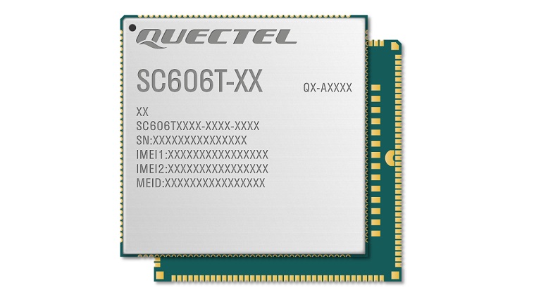 Quectel LTE SC606T Smart Module series - front side of the module