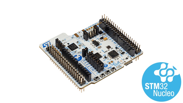 STMicroelectronics NUCLEO-WB15CC evaluation board - top side