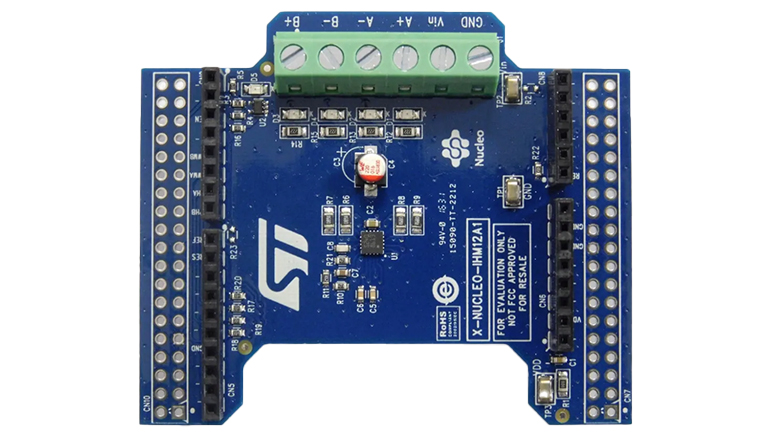 STMicroelectronics X-NUCLEO-IHM12A1 - front view of the board