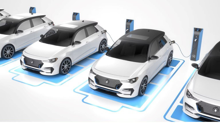 EV autos charging