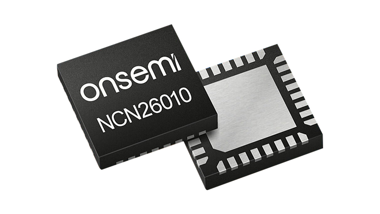 onsemi - NCN26010 Ethernet Controller, 10 Mb/s, Single-Pair, MAC + PHY, 802.3cg, 10BASE−T1S Compliant