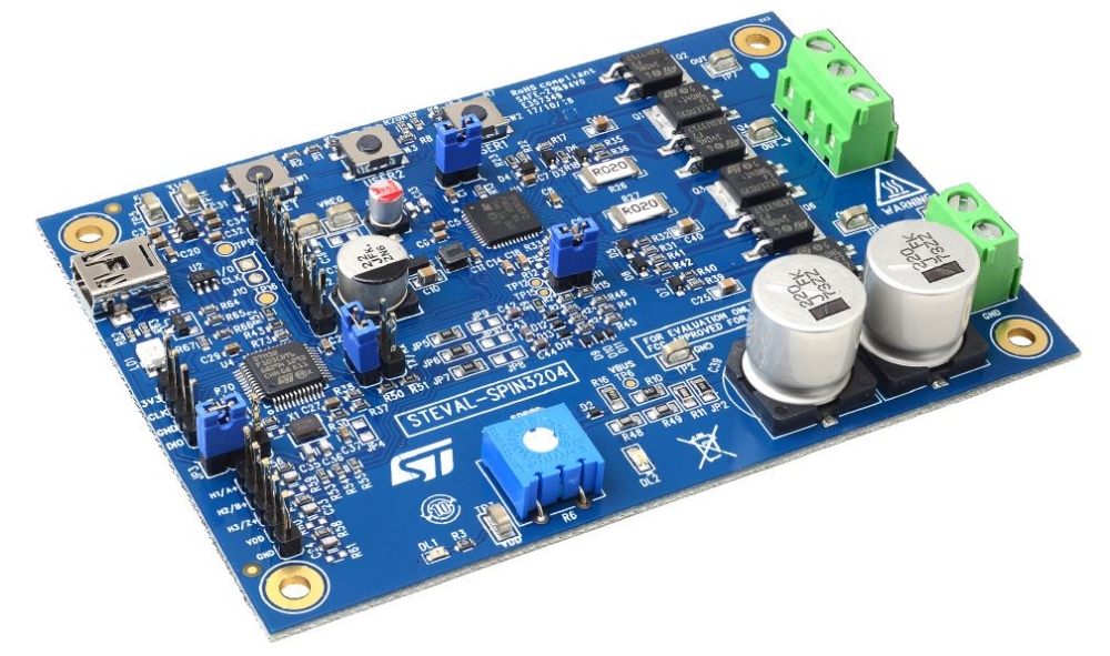 STEVAL-SPIN3204 - birdview of the board STEVAL-SPIN3204 - birdview of the board