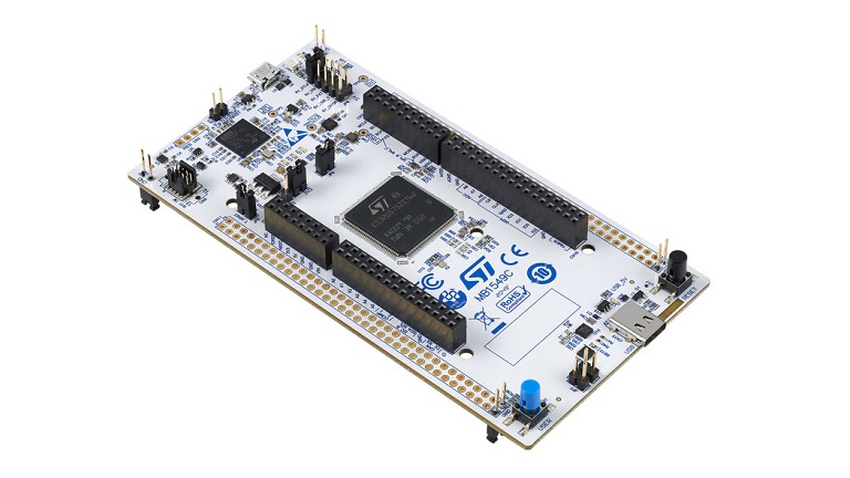 STMicroelectronics NUCLEO-U5A5ZJ-Q evaluation board - top side